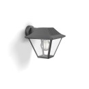Philips 8719514417571 kültéri fali lámpa Alpenglow 1xE27 | 2700K | IP44 - antracit