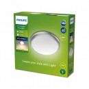 Philips 8719514417830 LED kültéri mennyezeti lámpa Doris 1x6W | 600lm | 2700K | IP54 - EyeComfort, nikkel