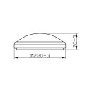 Philips 8719514417854 LED kültéri mennyezeti lámpa Doris 1x6W | 640lm | 4000K | IP54 - EyeComfort, nikkel