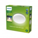 Philips 8719514417915 LED kültéri mennyezeti lámpa Doris 1x6W | 600lm | 2700K | IP54 - EyeComfort, fehér