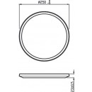 Philips 8719514417991 LED kültéri mennyezeti lámpa SuperSlim 1x15W | 1500lm | 4000K | IP54 - SceneSwitch, fehér