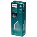 Philips 8719514420373 LED hordozható érintőképernyős asztali lámpa borostyánsárga 1x5W | 120lm | 4000K - USB, szabályozható, fehér