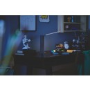 Philips 8719514420397 LED hordozható érintőképernyős asztali lámpa borostyánsárga 1x5W | 120lm | 4000K - USB, szabályozható, szürke