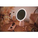 Philips 8719514420458 LED asztali érintőképernyős kozmetikai lámpa tükörrel Tükör 1x4,5W | 60lm | 3000-5000K - USB, szabályozható, rózsaszín