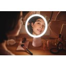Philips 8719514420458 LED asztali érintőképernyős kozmetikai lámpa tükörrel Tükör 1x4,5W | 60lm | 3000-5000K - USB, szabályozható, rózsaszín