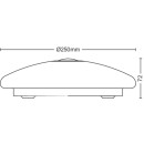 Philips 8719514431805 LED mennyezeti lámpa Mályva 1x6W | 600lm | 2700K - fehér