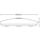 Philips 8719514431843 LED mennyezeti lámpa Mauve 1x16W | 1700lm | 2700K - fehér