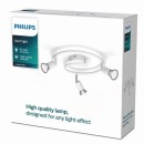 Philips 8719514465176 mennyezetre szerelhető lámpa Limbali 4x50W | GU10 - fehér