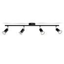 Philips 8719514465275 mennyezetre szerelhető spotlámpa Limbali 4x50W | GU10 - fekete
