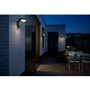 Philips 8719514476837 LED kültéri napelemes fali lámpa mozgásérzékelővel Tyla 1x9W | 820lm | 2700K | IP44 - antracit