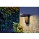 Philips 8719514476837 LED kültéri napelemes fali lámpa mozgásérzékelővel Tyla 1x9W | 820lm | 2700K | IP44 - antracit