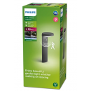 Philips 8719514476899 LED kerti napelemes oszloplámpa mozgásérzékelővel Tyla 1x9W | 930lm | 4000K | IP44 - antracit