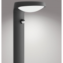 Philips 8719514476974 LED kerti napelemes oszloplámpa mozgásérzékelővel Tyla 1x1,2W | 255lm | 4000K | IP44 - antracit