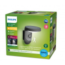 Philips 8719514476912 LED kültéri napelemes fali lámpa mozgásérzékelővel Tyla 1x1,2W | 255lm | 3000K | IP44 - antracit