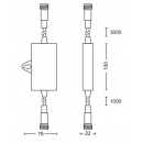 Philips 8719514477070 kültéri érzékelő GardenLink IP44 - fekete