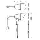 Philips 8719514477117 kerti oszlop GardenLink 1x6W | 660lm | 4000K | IP44 -  leszúrható, fekete