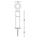Philips 8719514477131 kerti oszloplámpa GardenLink 1x6W | 600lm | 2700K | IP44 - fekete