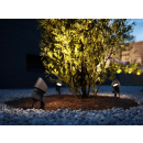 Philips 8719514477353 kerti fali lámpa GardenLink 3x24W | 1800lm | 2700K | IP44 - 3 db-os készlet, leszúrható, fekete