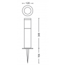 Philips 8719514477377 kerti oszloplámpa GardenLink 3x24W | 1800lm | 2700K | IP44 - leszúrható, fekete
