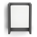 Philips 8719514490222 kültéri fali lámpa Arbour 1x3,8W | 800lm | 3000K | IP44 - fekete