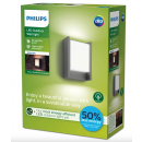 Philips 8719514490222 kültéri fali lámpa Arbour 1x3,8W | 800lm | 3000K | IP44 - fekete