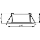 Philips 8720169173620 LED süllyeszthető lámpa Meson | 5,5W integrált LED forrás | 550/380 lm | 4000K