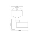 Philips 8720169174825 LED spotlámpa Bracia | 5,5W integrált LED forrás | 550 lm | 2700K