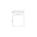 Philips 8720169195455 LED mennyezetre szerelhető lámpa Mauwe | 12W integrált LED forrás | 1200 lm | 2700K