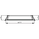 Philips 8720169231047 LED süllyeszthető lámpa Meson | 23,5W integrált LED forrás | 2550/1900 lm | 4000K