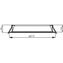 Philips 8720169231061 LED süllyeszthető lámpa Meson | 23,5W integrált LED forrás | 2550/1900 lm | 6500K