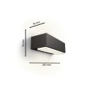 Philips 8720169257337 LED kültéri fali lámpa Stratosphere | 3,8W integrált LED forrás | 800lm | 4000K