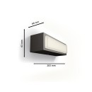 Philips 8720169257498 LED kültéri fali lámpa Stratosphere | 3,8W integrált LED forrás | 800lm | 4000K