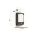 Philips 8720169263710 LED kültéri fali lámpa Samondra | 3,8W integrált LED forrás | 800lm | 2700K