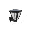 Philips 8720169265707 LED napelemes kültéri fali lámpa Vapora | 1,5W integrált LED forrás | 200lm | 2700K