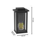 Philips 8720169266414 kültéri fali lámpa Alzor E27