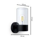 Philips 8720169266537 kültéri fali lámpa Flareon E27