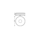 Philips 8720169301252 LED mennyezetre szerelhető lámpa Coiner  | 24W integrált LED forrás | 2700lm | 2700K