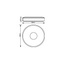Philips 8720169301290 LED mennyezetre szerelhető lámpa Coiner  | 24W integrált LED forrás | 2700lm | 2700K