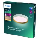 Philips 8720169301375 LED mennyezetre szerelhető lámpa Hanno | 24W integrált LED forrás | 2700lm | 2700K