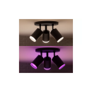 Philips HUE  8720169319332 LED mennyezeti spotlámpa Fugato  | 3x4,2W GU10 | 2000-6500K+RGBK