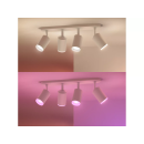Philips HUE  8720169319578 LED mennyezeti spotlámpa Fugato  | 4x4,2W GU10 | 2000-6500K+RGBK