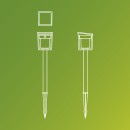 Philips 8720169362109 LED napelemes kültéri leszúrható lámpa Blaise integrált LED forrás