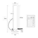 Zuma Line 003064-029594 LED asztali lámpa TORP integrált LED forrás