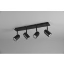 Trio 880400432 mennyezetre szerelhető spotlámpa Angelo 4x5W | GU10 | IP44 - fekete