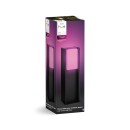 Philips Hue  8721103118455 LED kültéri oszloplámpa Turaco  | 8W integrált LED forrás | 1100lm | 2000-6500K | rgb - színes | fényerőszabályzó | antracit