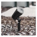 Emos DCPC02 LED dekorációs kivetítő - hópelyhek 3.6W | IP44 - fehér, forgó fény, fekete