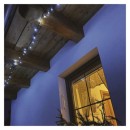 Emos D4AC03 karácsonyi fényfüzér Classic 12m 120 LED | 3,6 W | IP44 - időzítő, hideg fehér, zöld