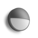 Philips 8721103110015 LED kültéri fali lámpa Capricorn  | 4W integrált LED forrás | 800lm | 2700K | antracit