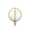 Trio 907-879 LED dizájn szálas izzó Globe 1x8W | E27 | 560lm | 2700K - szabályozható, borostyánsárga