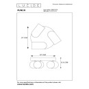 Lucide L139581330 mennyezeti spotlámpa PUNCH  GU10